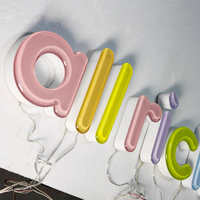 Lettres lumineuses LED en gel et en cristal - Enseigne publicitaire lumineuse et écoénergétique