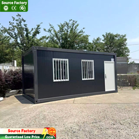 Maison mobile de luxe à 2 chambres, préfabriquée, modulaire, petite maison, bureau, camping en plein air, maison conteneur détachable de 40 pieds