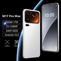Teléfono Inteligente M17 Pro Max al por Mayor, Pantalla HD de 7.3 Pulgadas, LTE 4G, Quad Core, 108MP, Doble SIM, Doble Modo de Espera