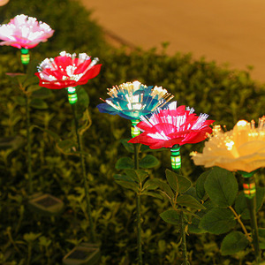 Solar Garden <b>Lights</b> <b>Rose</b> Flower Led Solar Powered Outdoor Decorative Lawn <b>Light</b> For Yard Patio Balcony Landscape Lighting - Product Image 2
