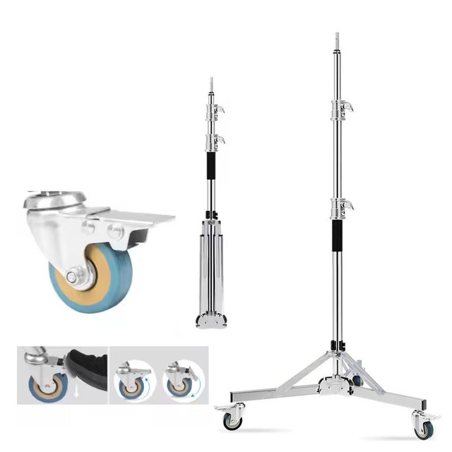 Factory Heavy-duty Stainless Steel Tripod Light Stand Professional Studio Stage Lighting Support