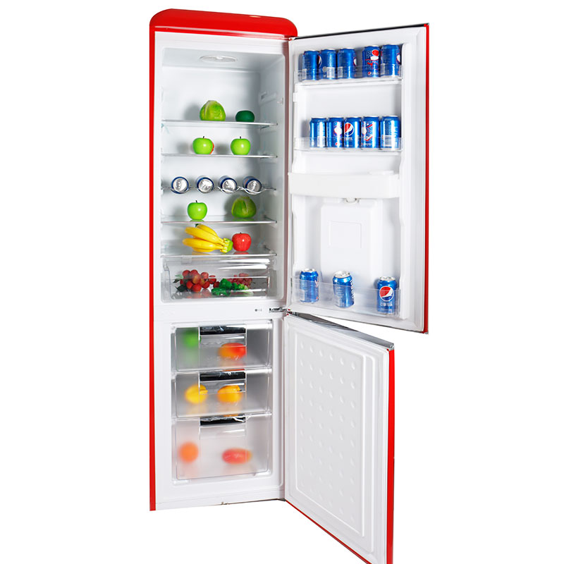 BCD258VX Best Selling Double Door Home Refrigerator Upright Bottom Fridge