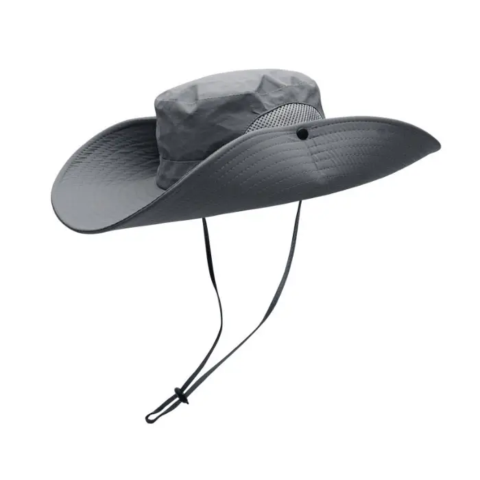 일반 빈 야외 사냥 낚시 버킷 모자 남성용 블랙 해군 어부 버킷 모자