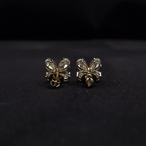 Pendientes de diamantes de platino para mujer, piedras de corte brillante solitario clásico, joyería fina para boda, compromiso, uso diario - Product Image 4