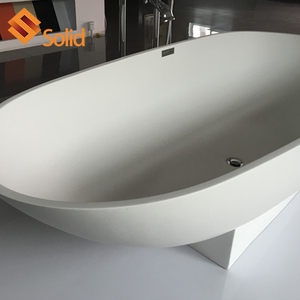 Baignoire monobloc à surface solide avec revêtement antidérapant Baignoire d'installation facile - Product Image 3