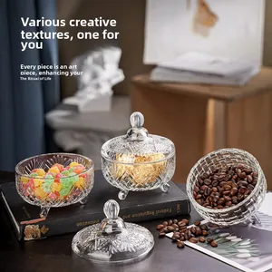 European Style China Glass Candy Jar Cup Storage Fruit Gift Decoration <strong>Sugar</strong> <strong>Flower</strong> Tea Spice Return Unisex - Product Image 4