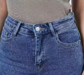 comodo7 Personality Street Trend Denim Trousers of Women Wholesale Ladies Stretch High Waist Ripped <b>Jeans</b> for Women - Product Image 2