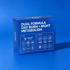 Cápsulas para Adelgazar Día y Noche, Quemador <span class=keywords><strong>de</strong></span> Grasa, Acelerador del Metabolismo, Supresor del Apetito, Bloqueador <span class=keywords><strong>de</strong></span> Carbohidratos, L-Carnitina, Aceite <span class=keywords><strong>de</strong></span> <span class=keywords><strong>Vinagre</strong></span> <span class=keywords><strong>de</strong></span> <span class=keywords><strong>Sidra</strong></span> <span class=keywords><strong>de</strong></span> Manzana, Aceite MCT, 30 Unidades - Product Image 3