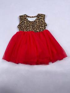 Nouvelle tenue de danse rouge tendance pour fille, justaucorps, tutu, robe de danse pour la Saint-Valentin, longueur genou - Product Image 4