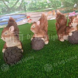 Lámpara Decorativa con Forma de Ardilla para Jardín y Parque, Iluminación Exterior con Motivo IP65 que Crea un Ambiente Cálido - Product Image 2