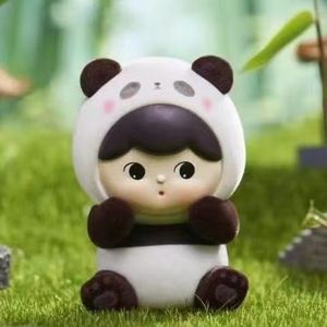 Genuino Hello Island <span class=keywords><strong>NEGO</strong></span> Oficina PVC caja ciega tres generaciones bosque amigos serie adorno hecho a mano Animal marea juguete para regalo - Product Image 3