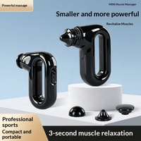 Nouvelle Arrivée 2026 : Mini Pistolet de Massage Fascia Triangulaire avec 4 Têtes pour une Relaxation Professionnelle par Vibrations Haute Fréquence