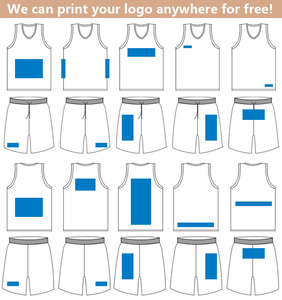 Abbigliamento da basket traspirante con Design personalizzato, uniforme da basket a basso costo reversibile - Product Image 5