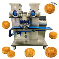 Máquina Automática para Hacer Pasteles de Luna, Equipo de Relleno de Alimentos para Mochi, Maamoul, Galletas y Repostería
