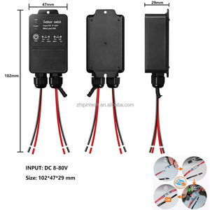 مفتاح تحكم عن بعد لاسلكي مقاوم للماء بتردد 433 ميجاهرتز، يعمل بجهد 12 فولت، 24 فولت، 36 فولت، 72 فولت، 30 أمبير، 1 قناة، جهاز استقبال وإرسال - Product Image 4
