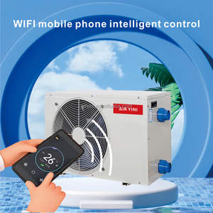 T3プールDCインバータヒートポンプR32ガスプール空気から給湯器PVCチタン熱交換器Panasoncコンプレッサーを使用 - Product Image 3