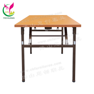 <span class=keywords><strong>Mesa</strong></span> Rectangular Plegable Laminada Moderna para Salón de Banquetes de Hotel YC-T07L - Product Image 6