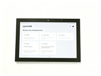 Terminal intelligent AI, tablette Android 10 pouces à montage mural, écran tactile POE avec caméra, NFC, LED, RS485, capteurs de proximité personnalisés