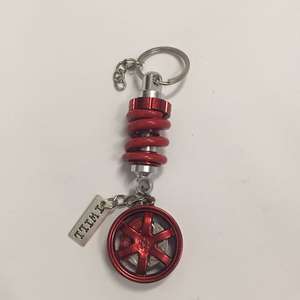 Ciondolo Decorativo per Auto Stile Hip-Hop a Forma di Cerchione in Lega, Accessorio Pendente - Product Image 4