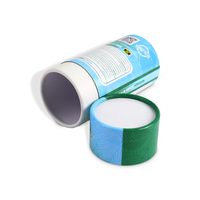Boîtes colorées luxueuses d'emballage alimentaire Boîtes rondes d'emballage de tube de papier pour le tube de bougie