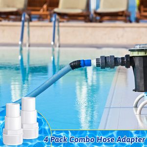Remplacement de l'adaptateur de tuyau de 1.25/ 1.5 pouces pour la pompe de piscine hors sol, le filtre, le tuyau de piscine d'écumoire - Product Image 3