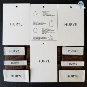 Professional <strong>Custom</strong> <strong>Printed</strong> Logo <strong>Swing</strong> Hang <strong>Tags</strong> for Clothing Bags Shoes-Recycled Thick Paper Eco-Friendly - Product Image 2