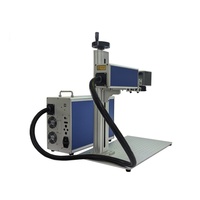 Imprimante laser à fibre portative Focuslaser 50W pour tissu, refroidie par air, avec prise en charge DST/DXF