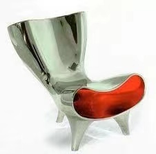 Vendas diretas de fábrica, venda direta atacado e agente de varejo, cadeira de design de escultura de moldagem integrada - Product Image 4