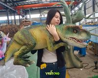 Marionnette de dinosaure animatronique pour enfants, marionnette à main pour divertissement