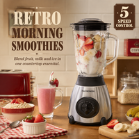 Mixeur Électrique Domestique Multifonctionnel en Verre, Norme Européenne, pour Jus et Aliments – Meilleure Vente