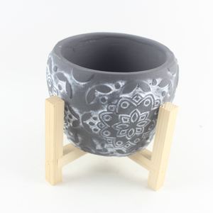 Pot de fleurs de jardin en ciment de haute qualité Totem <span class=keywords><strong>Bonsai</strong></span> Pots succulents Offre Spéciale jardinières décoratives à vendre - Product Image 5