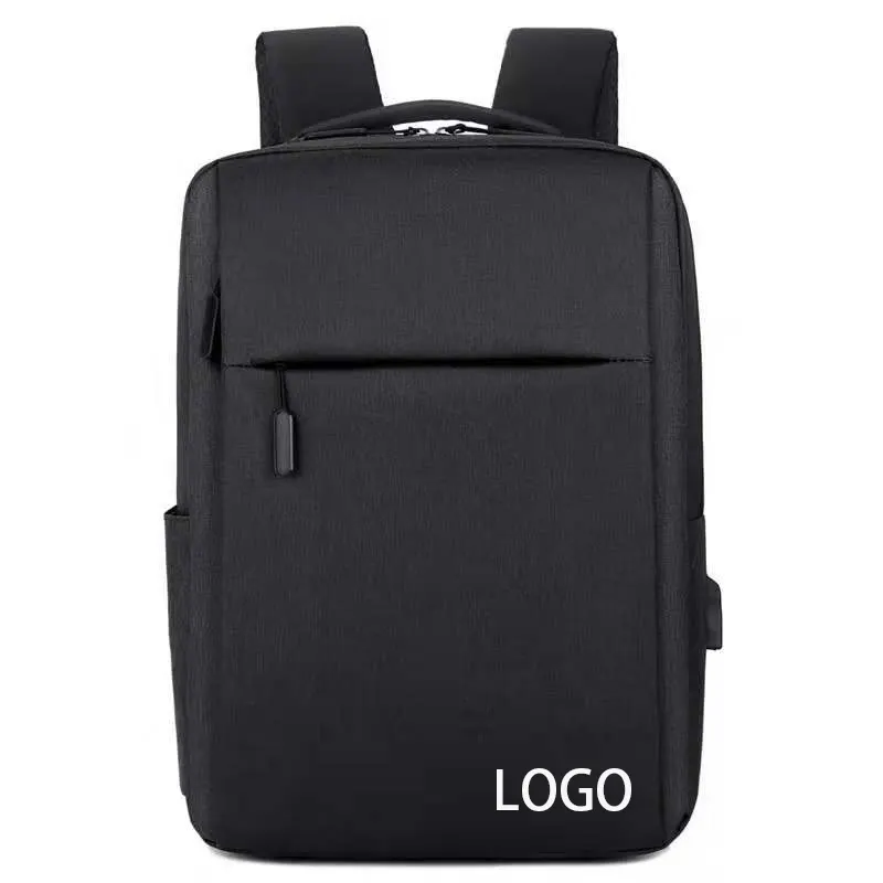 Custom Logo Durable oxford waterproof laptop bag Cheap 15.6 Inch laptop business backpack with USB charger
