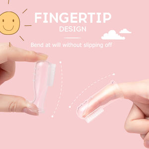 Xingyue-<span class=keywords><strong>Brosse</strong></span> à dents souple en silicone pour bébé, <span class=keywords><strong>brosse</strong></span> à dents, avec étui - Product Image 2