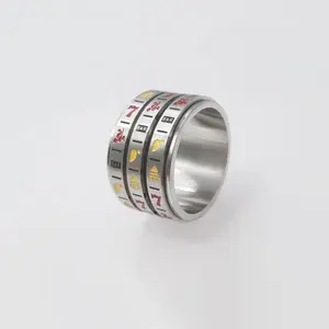 Lucky Factory Edelstahl hochwertigen Schmuck Spinnen Anti-Angst-Ringe Angst Linderung Ring Großhandel