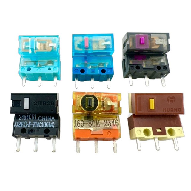 Mouse Switch Set Kailh Ttc Kailong Huano Silent (12 Pieces) Brand New, Original Product with a One-year Warranty