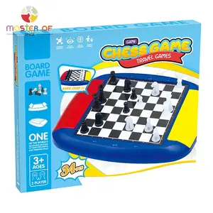 Jeu de société éducatif classique, jeu d'échecs International Portable en plastique P11A149