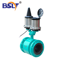 Débitmètre électromagnétique submersible étanche IP68 alimenté par batterie, mesure la conductivité des liquides en acier au carbone DN10-DN1000mm
