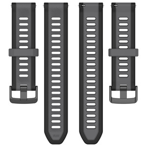 <span class=keywords><strong>Correa</strong></span> de Reloj de Silicona Texturizada de Dos Tonos de 20 mm/22 mm para <span class=keywords><strong>Garmin</strong></span> Forerunner 165, <span class=keywords><strong>Correa</strong></span> de Repuesto de Estilo Oficial - Product Image 6