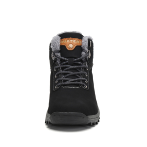 Stivali da neve da trekking invernali da uomo foderati in pelliccia antiscivolo resistenti all'acqua - Product Image 5