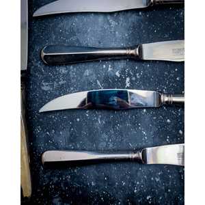 Set di Sei Coltelli da Tavola Inglese del Principio del Novecento con Manico in Sheffield - Product Image 4