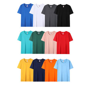 Camiseta de Hombre 100% Algodón, Impresión Digital, Tejido Transpirable, Venta al por Mayor, Stock Disponible, Alta Calidad, Logotipo Personalizado, Estilo Regular, Color Liso - Product Image 2