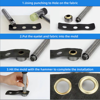 Outil populaire pour la pose d'œillets, poinçonneuse manuelle pour chaussures, outils d'installation d'œillets