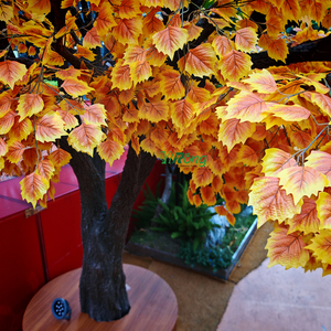 Árbol de <span class=keywords><strong>ginkgo</strong></span> artificial personalizado realista de bajo mantenimiento para el hogar/Hotel/jardín perfecto para mayoristas de diseñadores de interiores - Product Image 4
