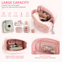 Sac bandoulière mini en velours côtelé personnalisé pour femme, sac à bandoulière mignon à motif de dessin animé, petite pochette cosmétique avec sangle réglable OEM ODM