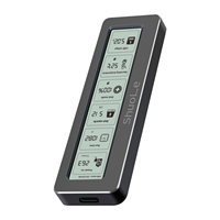 Casing SSD Aluminium M.2 NVMe PCIe SHUOLE, Tipe C ke USB3.2 10Gbps, Kotak Hard Disk dengan Layar LCD