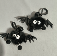 Xinhui Halloween Plush Bat Devil Bag Charm Keychain Toy Car Decoration Cartoon Style Festival Gift for Others