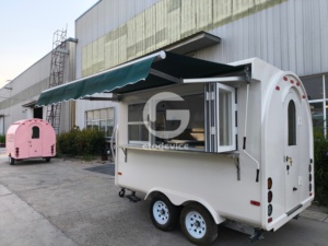 Chariot de restauration mobile électrique personnalisé noir de 3 mètres pour pizzas, café et gaufres, avec prix d'usine - Etodevice - Product Image 2