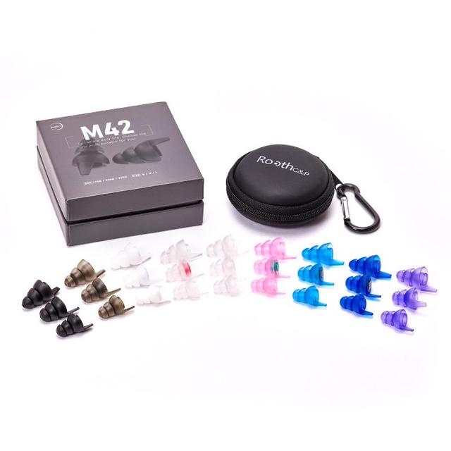 High Fidelity Silicone Earplugs with Custom Logo Noise Reduction Hearing Protection Features for Musicians