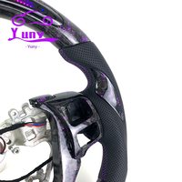 Volant personnalisé en fibre de carbone forgée avec LED RPM pour Lexus IS Series IS250 IS350 ISF RC GSF RX CT LS ES GS 2015-2023