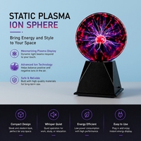 Lampe Plasma Décorative Amusante et Sphérique, Disponible en Gros, Idéale pour les Activités de Jeu en Intérieur, la Décoration de Table à la Maison pour Halloween